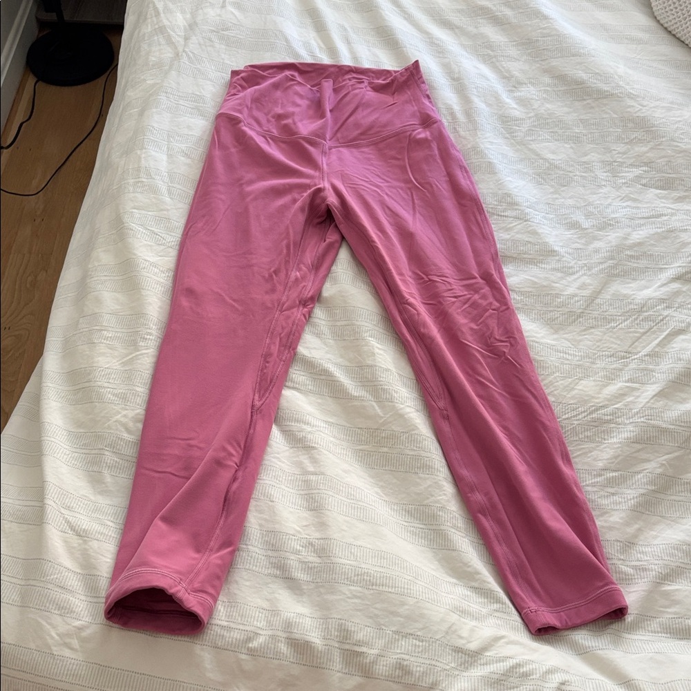 Lululemon Pink High-Waisted Leggings